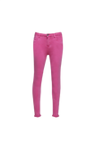 High Waisted Skinny Jeans in Fuchsia
