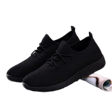 Women's Breathable Sneakers, Ladies Sport Air Mesh Shoes, Running Slip On, Black/White/Brown/Purple Walking Shoes, Women Flats