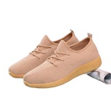 Women's Breathable Sneakers, Ladies Sport Air Mesh Shoes, Running Slip On, Black/White/Brown/Purple Walking Shoes, Women Flats