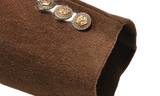 Solid Blends Casual Double Breasted Coat