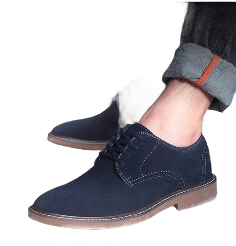 Winter Suede Leather Men's Flat Shoes