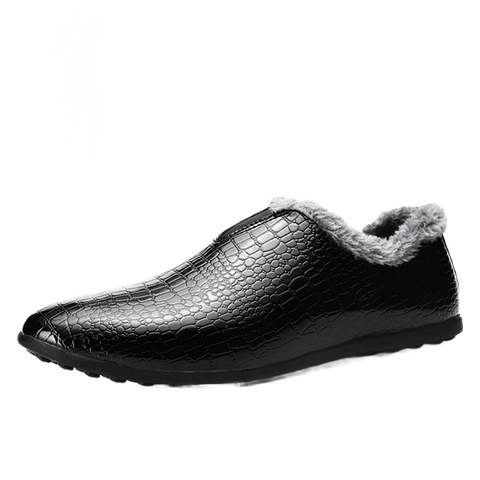 Inner Fur Plush Slip On Loafer'z - Men's