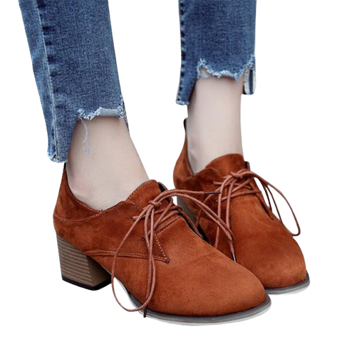 Woman's Lace-up High Heels