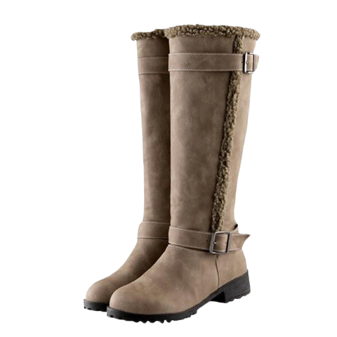 Lambswool Women's Knee-High Boots
