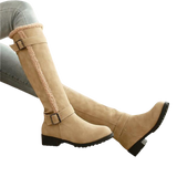 Lambswool Women's Knee-High Boots