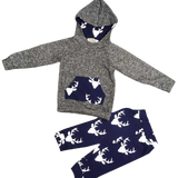 Deer Hooded Tops
