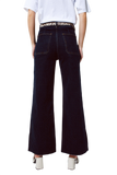 Straight Jeans With Pocket Detail in Dark Wash