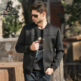 Pioneer Camp 2017 Autumn Casual Jacket Men Space Cotton Winter Jacket For Men Slim Black Brand Jacket Coat Men Outerwear 622015 - Offy'z6