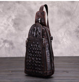 Genuine Vintage Crossbody Leather Bag - Offy'z6