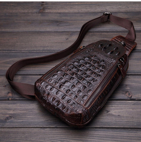 Genuine Vintage Crossbody Leather Bag