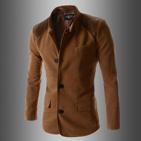 Breasted Blazer Outerwear Men'z Coat