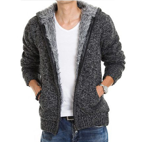 Fur Lining Thicken Casual Hoodie