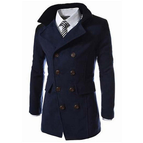 Men's Double Breasted Overcoat