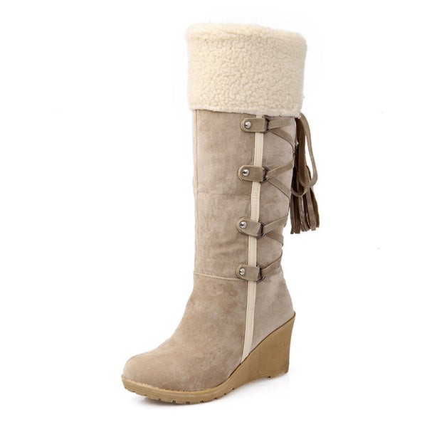 Scrub Plush  Knee-high Slip-resistant Boots
