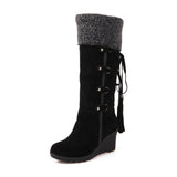Scrub Plush  Knee-high Slip-resistant Boots - Offy'z6