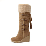 Scrub Plush  Knee-high Slip-resistant Boots - Offy'z6