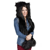 3 In 1  Faux Animal Fur Hat - Offy'z6