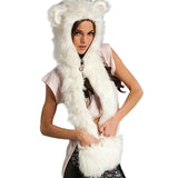 3 In 1  Faux Animal Fur Hat - Offy'z6