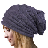 Women Lady Fashion Warm Winter Crochet Knitting Hat Girl Baggy Beanie Hat Ski Cap 63 - Offy'z6