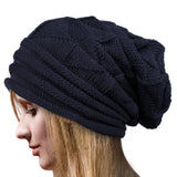 Women Lady Fashion Warm Winter Crochet Knitting Hat Girl Baggy Beanie Hat Ski Cap 63 - Offy'z6