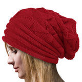Women Lady Fashion Warm Winter Crochet Knitting Hat Girl Baggy Beanie Hat Ski Cap 63 - Offy'z6