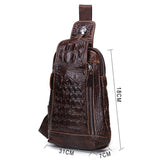 Genuine Vintage Crossbody Leather Bag - Offy'z6