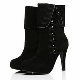 Suede Valentwine'z  Heels - Offy'z6
