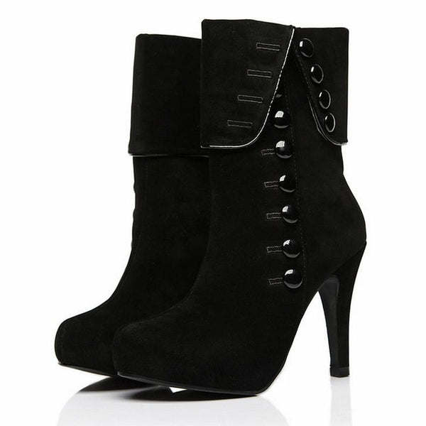 Suede Valentwine'z  Heels