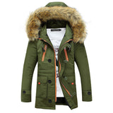 Fur Hooded Mid-Long Coat - Offy'z6