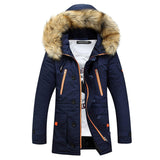 Fur Hooded Mid-Long Coat - Offy'z6