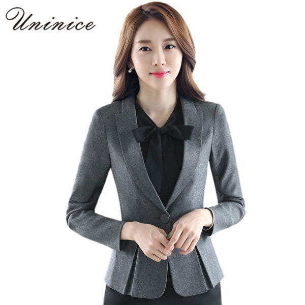 Women's Blazer One Button Coat