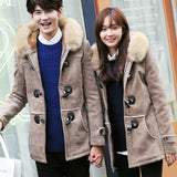Velvet leather Long coat Jacket - Offy'z6