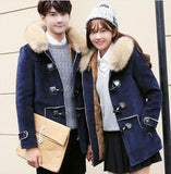 Velvet leather Long coat Jacket - Offy'z6