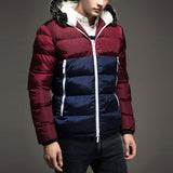 Windbreaker Spliced Hooded Jacket - Offy'z6