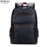 Casual  Leather Zipper'z Backpack - Offy'z6