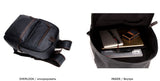 Casual  Leather Zipper'z Backpack - Offy'z6