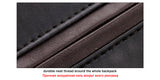 Casual  Leather Zipper'z Backpack - Offy'z6