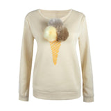Winter Blouse Women Sweatshirt Kawaii Pompon Long Sleeve Causal Pullovers Plush Ball Blusas Streetwear sudaderas mujer #LSW - Offy'z6