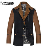 Solid Blends Casual Double Breasted Coat - Offy'z6