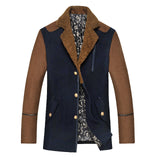 Solid Blends Casual Double Breasted Coat - Offy'z6