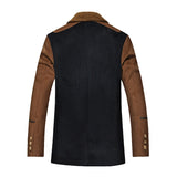 Solid Blends Casual Double Breasted Coat - Offy'z6