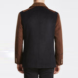 Solid Blends Casual Double Breasted Coat - Offy'z6