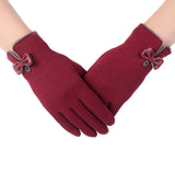 Bow Winter Warm Mittens - Offy'z6
