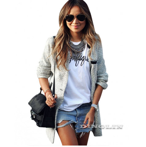 Woolen Blend LongSleeve Outwear