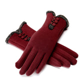 Thick Warmer Button Lady Glooves - Offy'z6