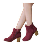 Ladies High-Heeled Ankle Shoes - Offy'z6