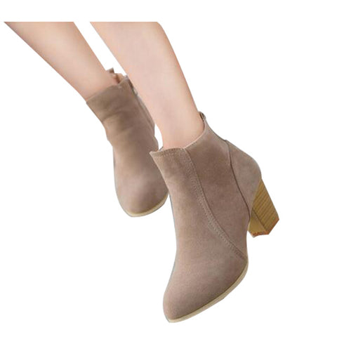 Ladies High-Heeled Ankle Shoes