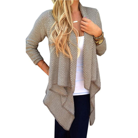 Women's Open Stitch Warm Coat