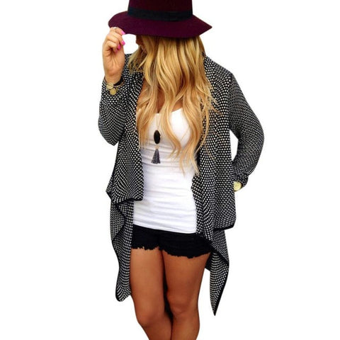 Women's Open Stitch Warm Coat