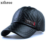 Faux leather winter Cap - Offy'z6